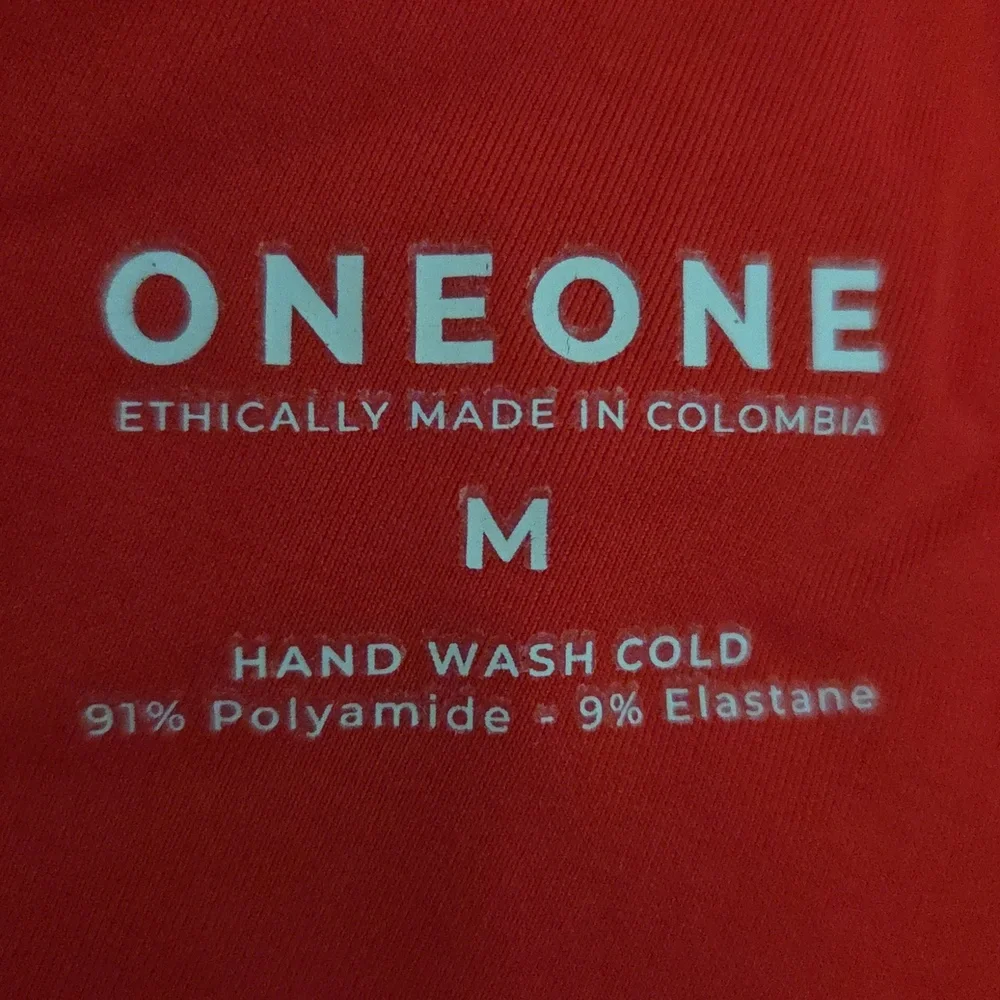 Oneone Bold Red Bikini Set  ***Please Note***              (M Bottoms) (Lg Top) - Picture 5 of 11
